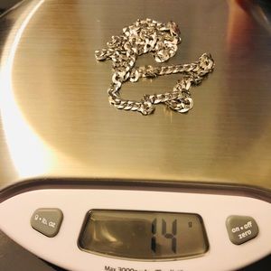 ITALIAN 14K (585) GOLD 4.5 mm Cuban Curb